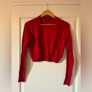 Brand New ✨ Voodoo Vixen; Brand New, never worn. Red crop sweater.